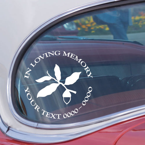 In Loving Memory Orange County, Ca - Vinyl Decals and Stickers